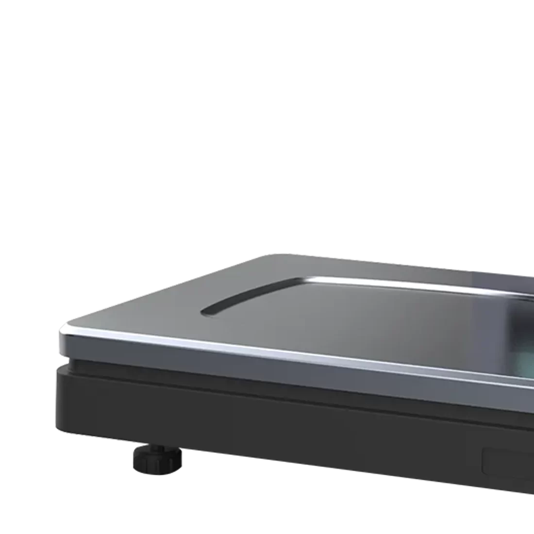 Platform with scales for weight comparison