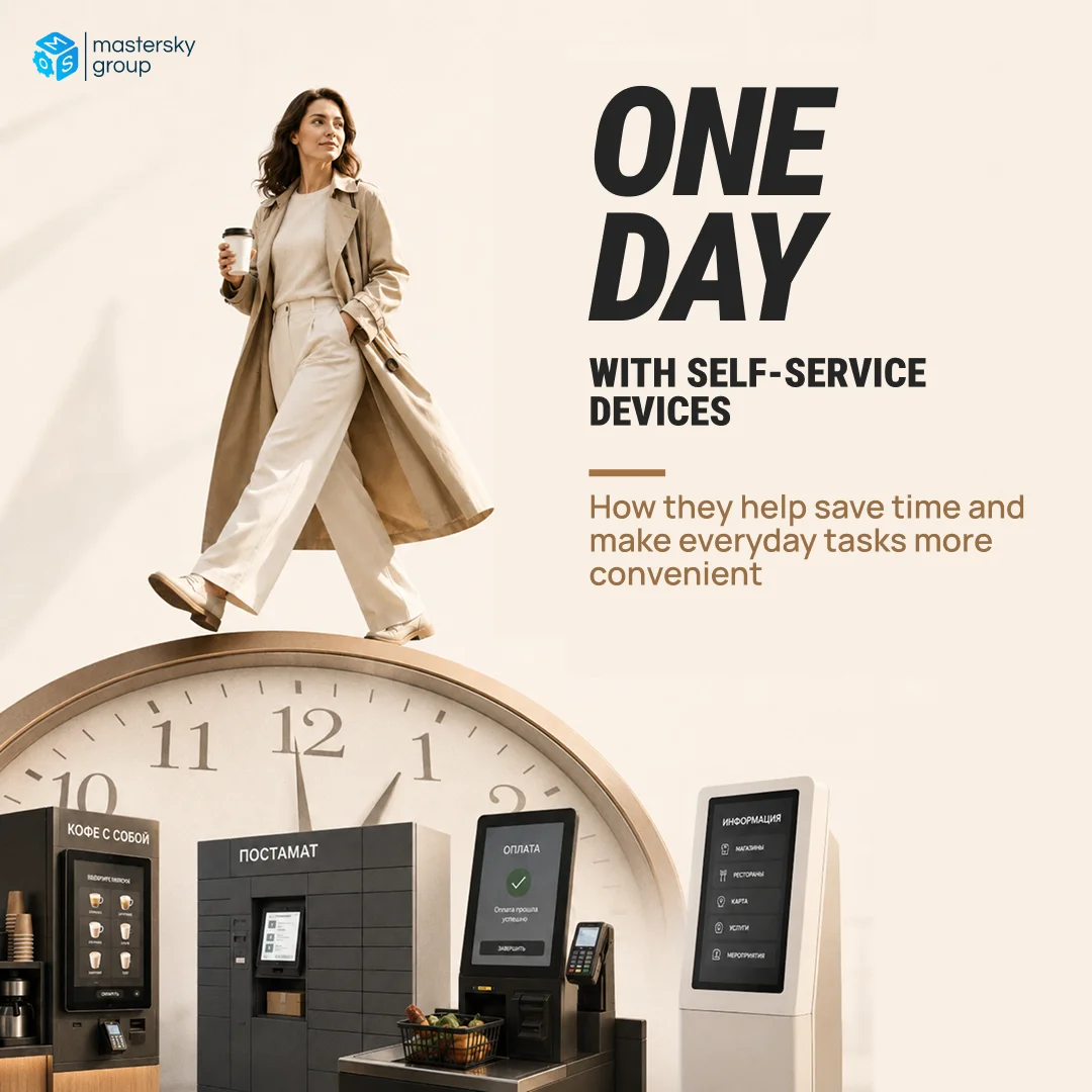 A day with self-service devices