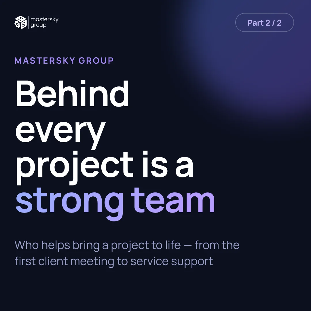 The Mastersky Group team: full-cycle project implementation